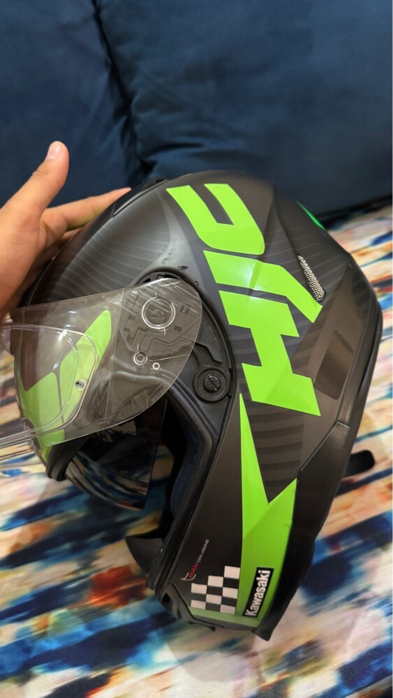 kawazaki hjc helmet size S - 2