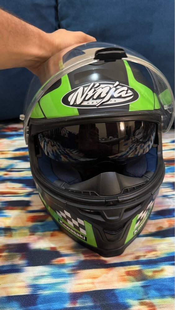 kawazaki hjc helmet size S - 3