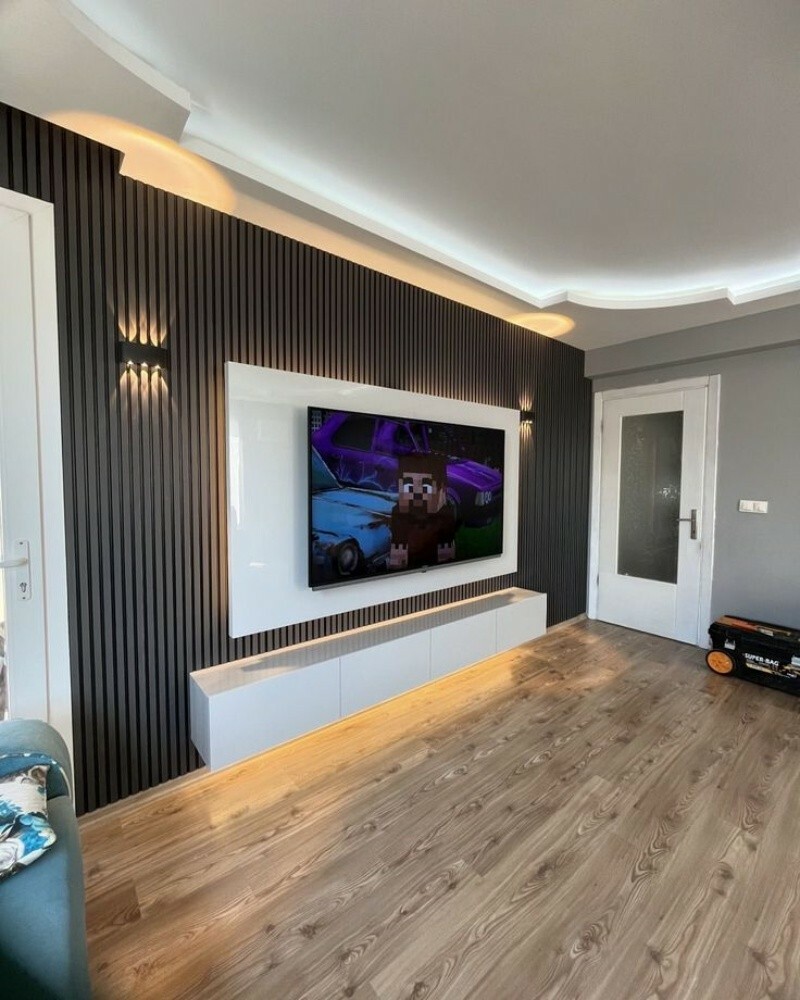 TV Cabinet,Wall panel & Chipbord - 6