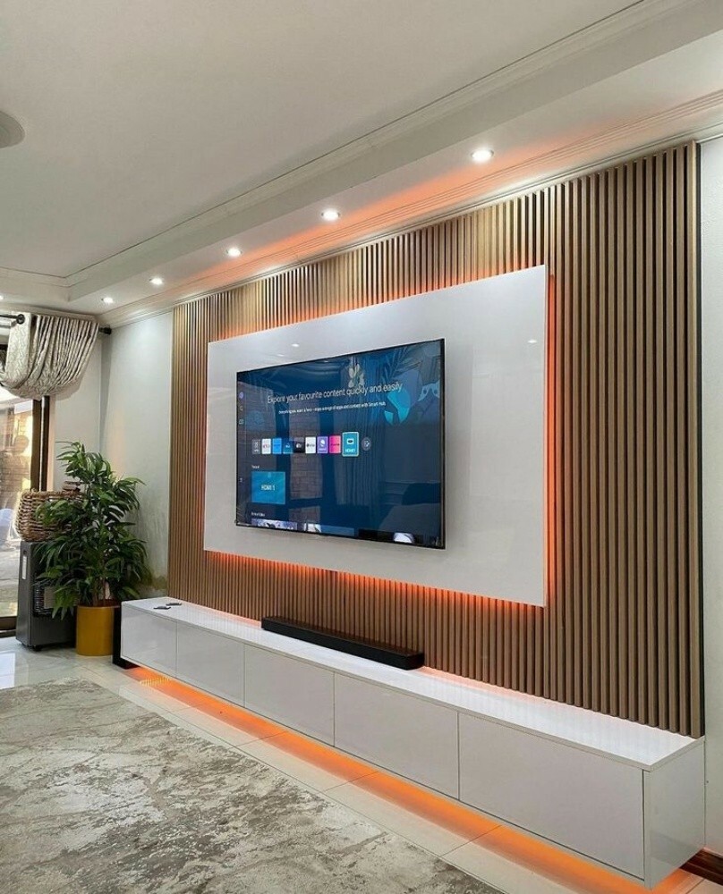 TV Cabinet,Wall panel & Chipbord - 3