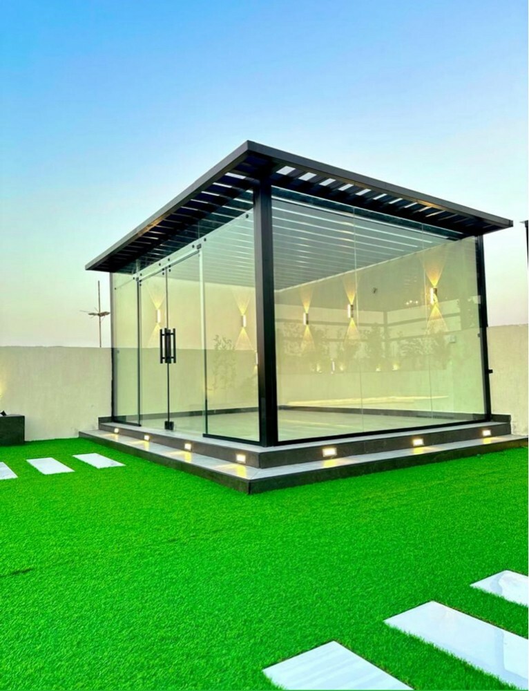 غرف زجاجية+برجولات - 1