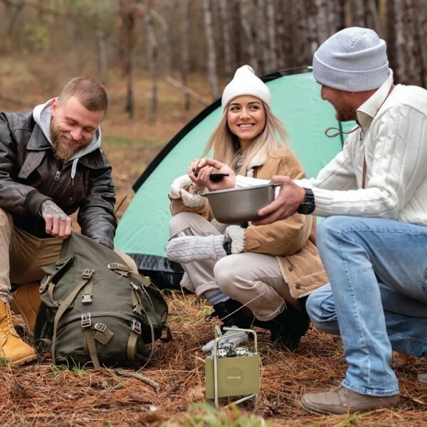 3-Burner Foldable Camping Stove - 3