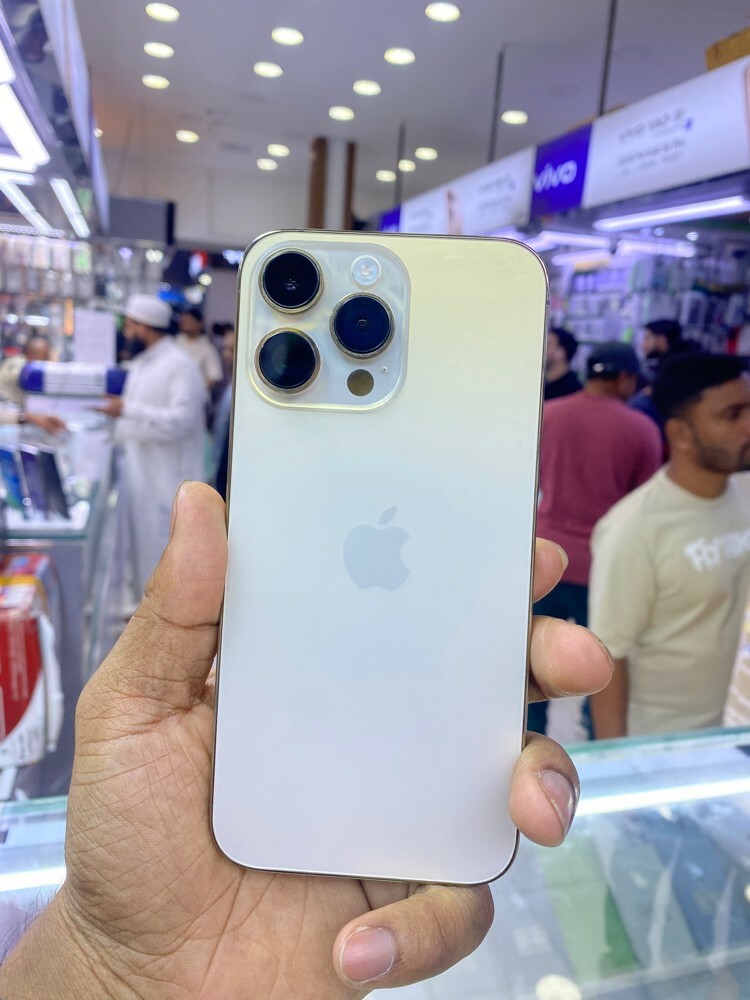 14 Promax gold/white/purple 256GB - 1