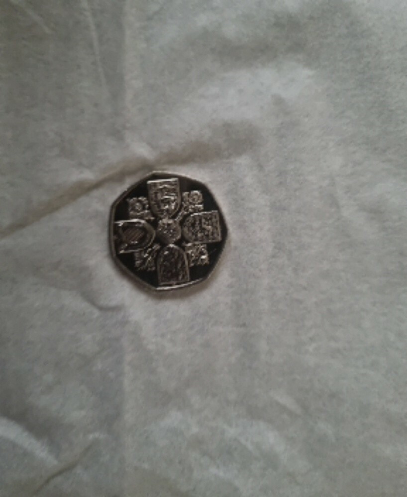 King Charles 50 p coin 2022 rare - 2