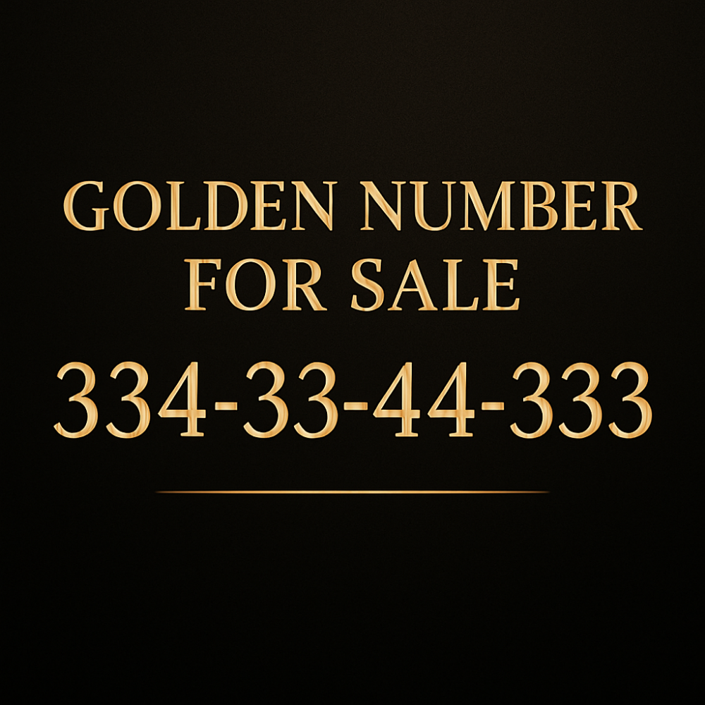 Premium Golden Number - 1