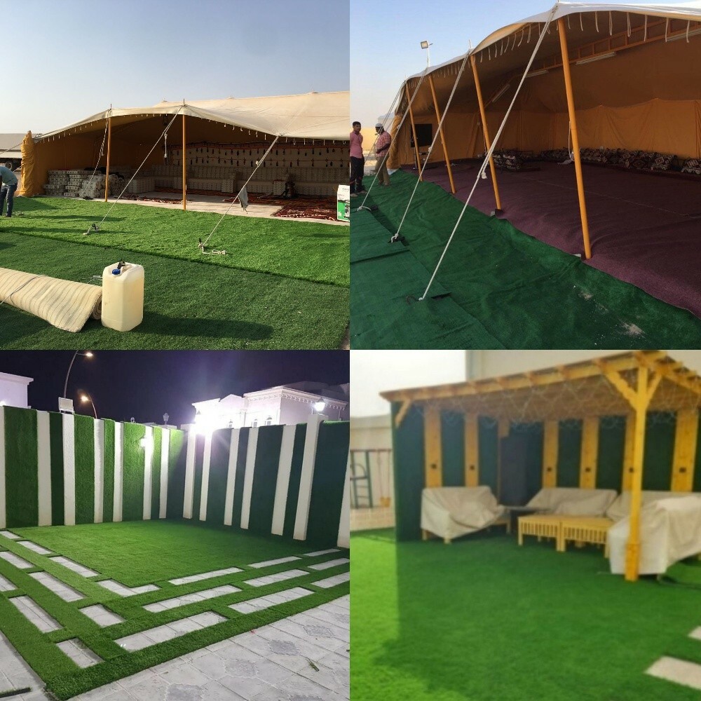 سجادة عشب صناعي للخيمة والرمل - 20