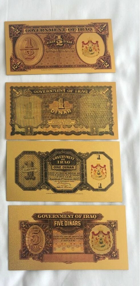 iraq souvenir gold plated  - 2
