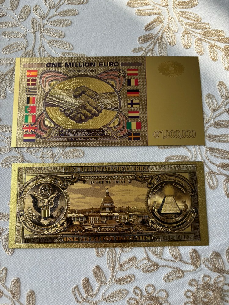 souvenir golden banknotes - 2