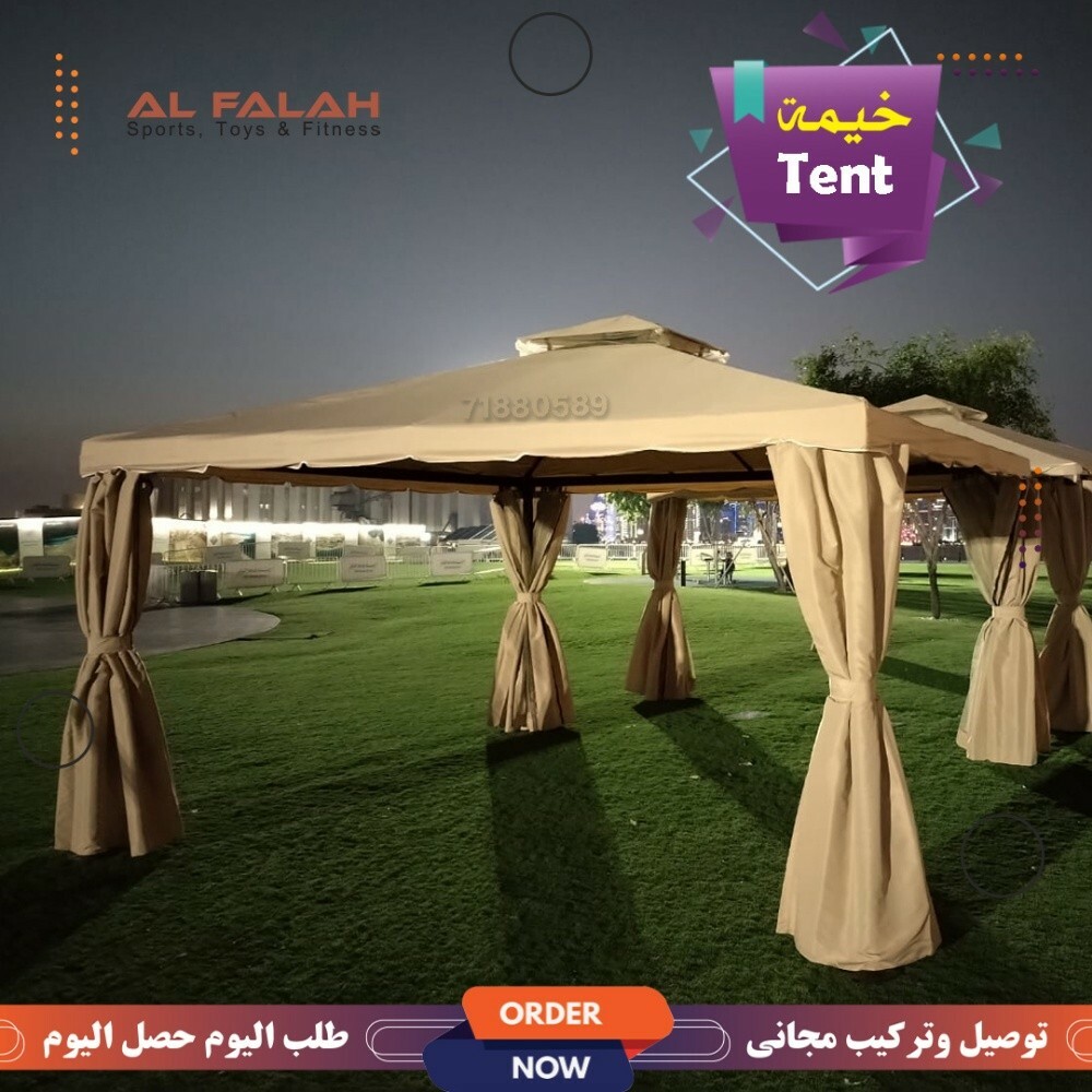 Tent outdoor 4x4m khema - 7
