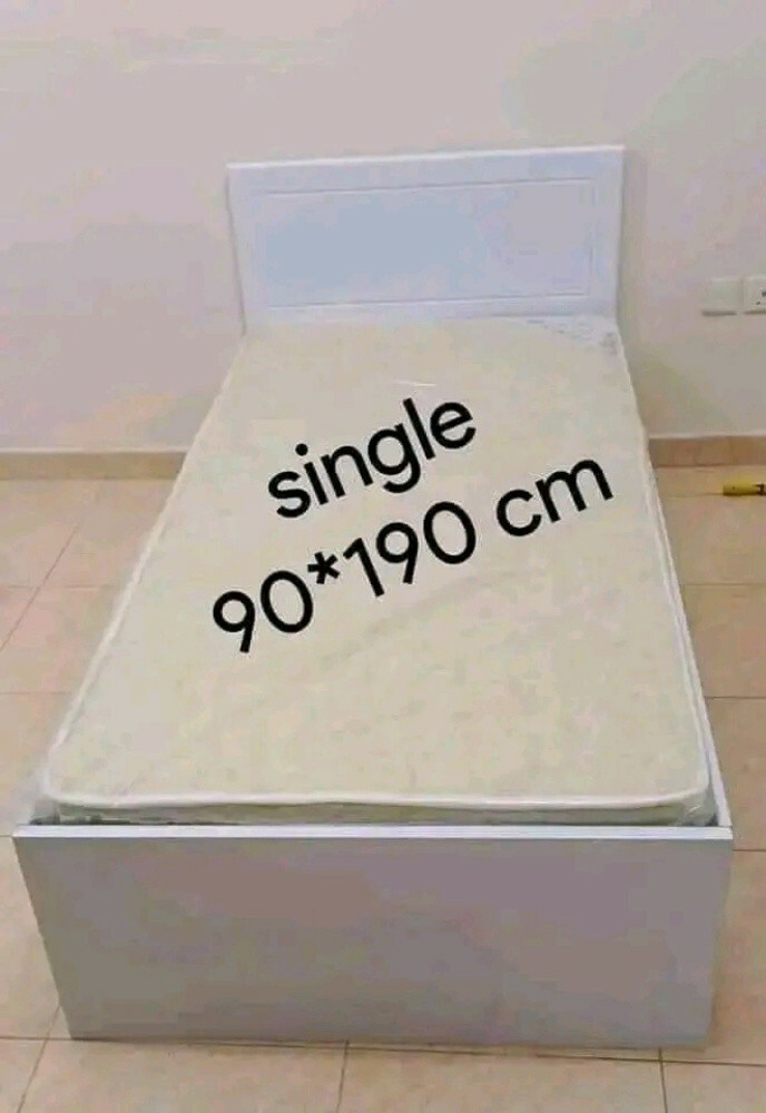Single Bed With Matterss - 1