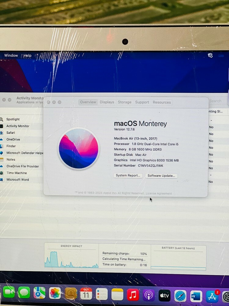MacBook Air 2017 Storage 128GB - 2
