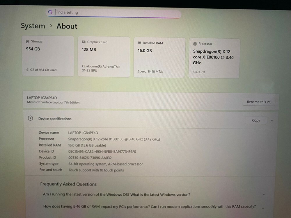 Microsoft Surface Pro  - 4
