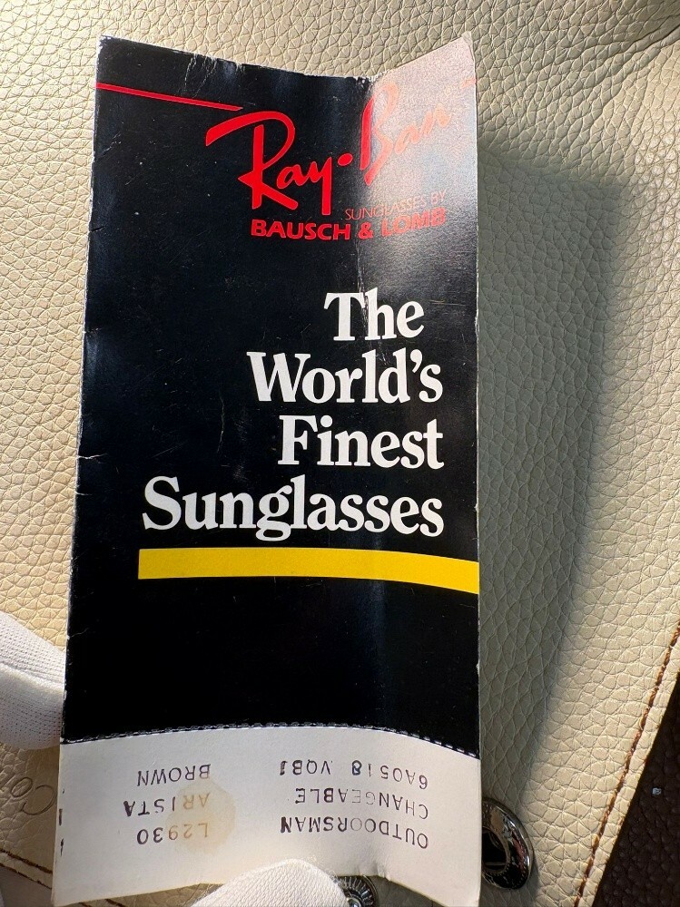 RAYBAN AVIATOR ARISTA B&L 1992 - 5