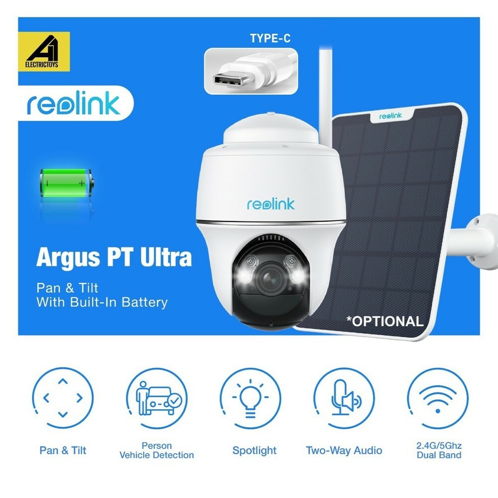 Reolink Argus PT Ultra 4K 8MP - 1