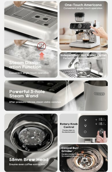 Pro HiBREW H7B Espresso Machine - 6