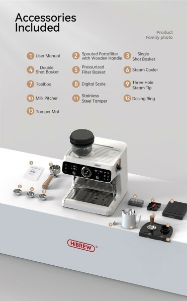 Pro HiBREW H7B Espresso Machine - 4