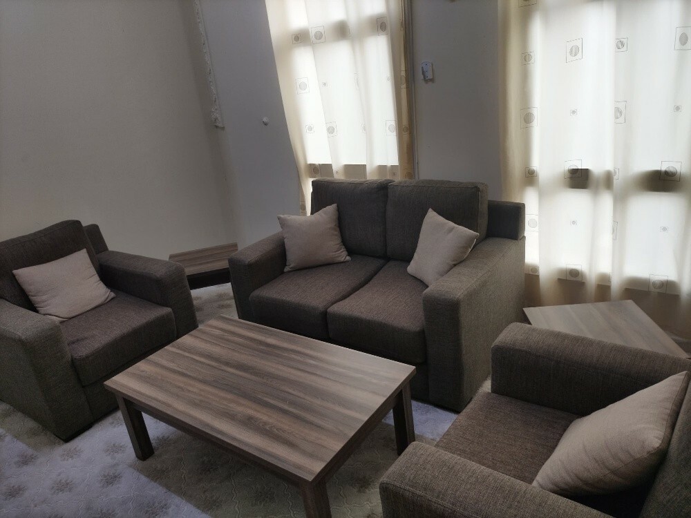 Sofa 3 pieces set with tables - 2