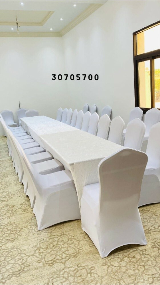 طاولات دائريه ومستطلية وكراسي - 16