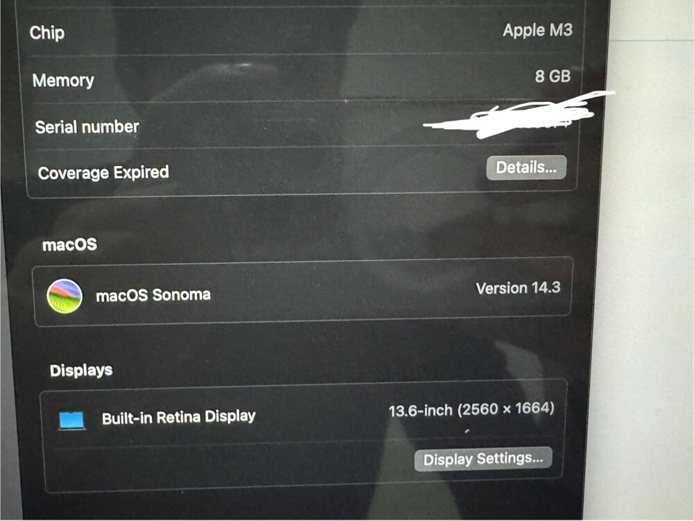 MacBook Air M3 - 4