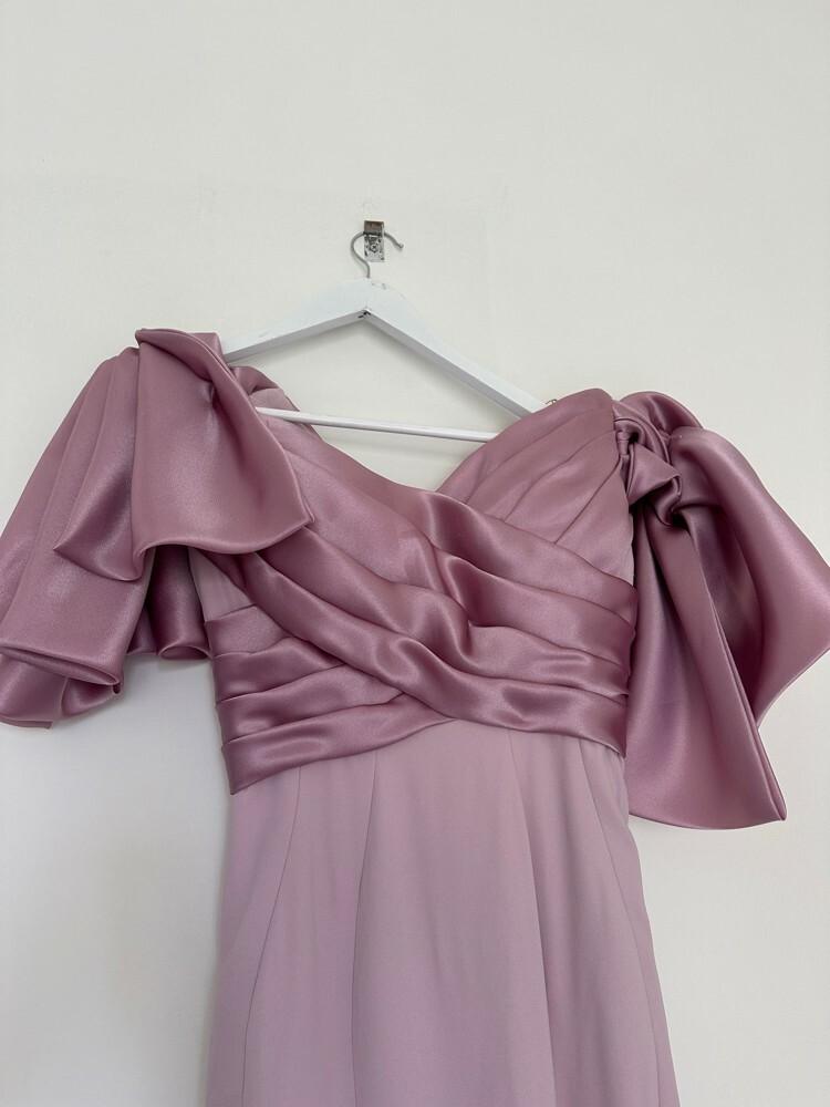 evening purple dress - 2