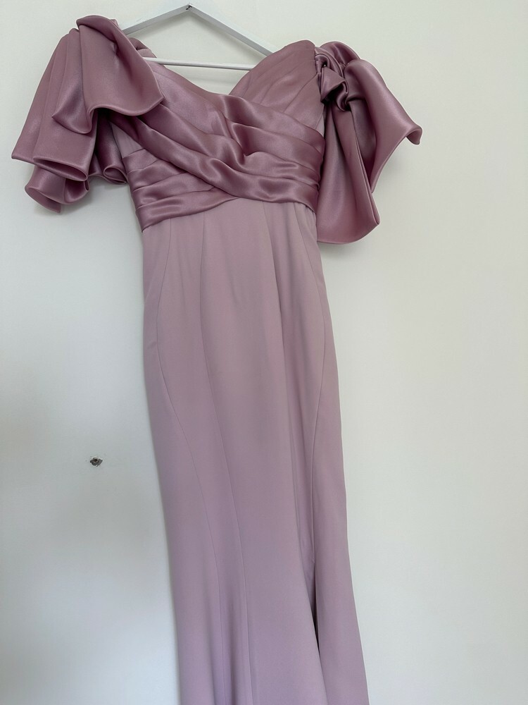 evening purple dress - 5