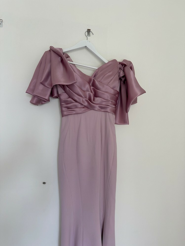 evening purple dress - 6