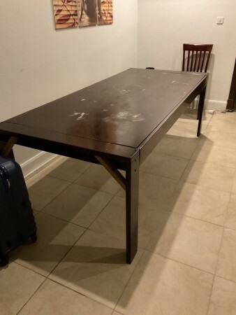 Dining Table Solid Wood - 1