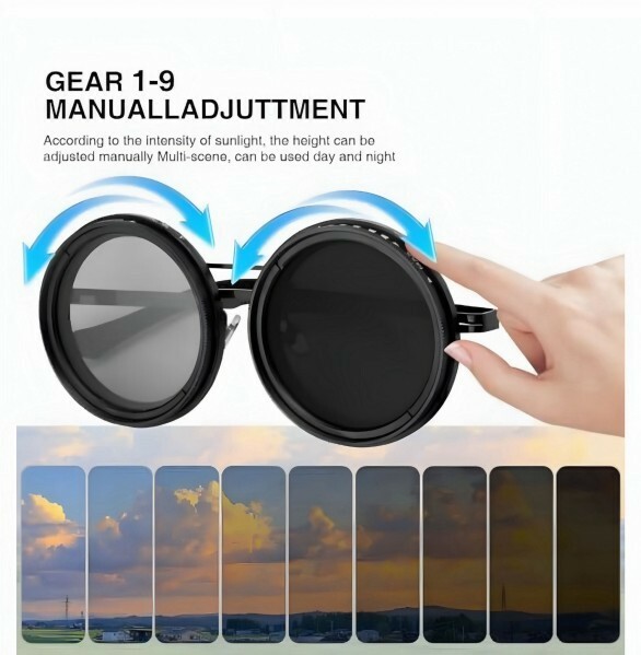 Sunglasses 9 Adjustable TintLevel - 3
