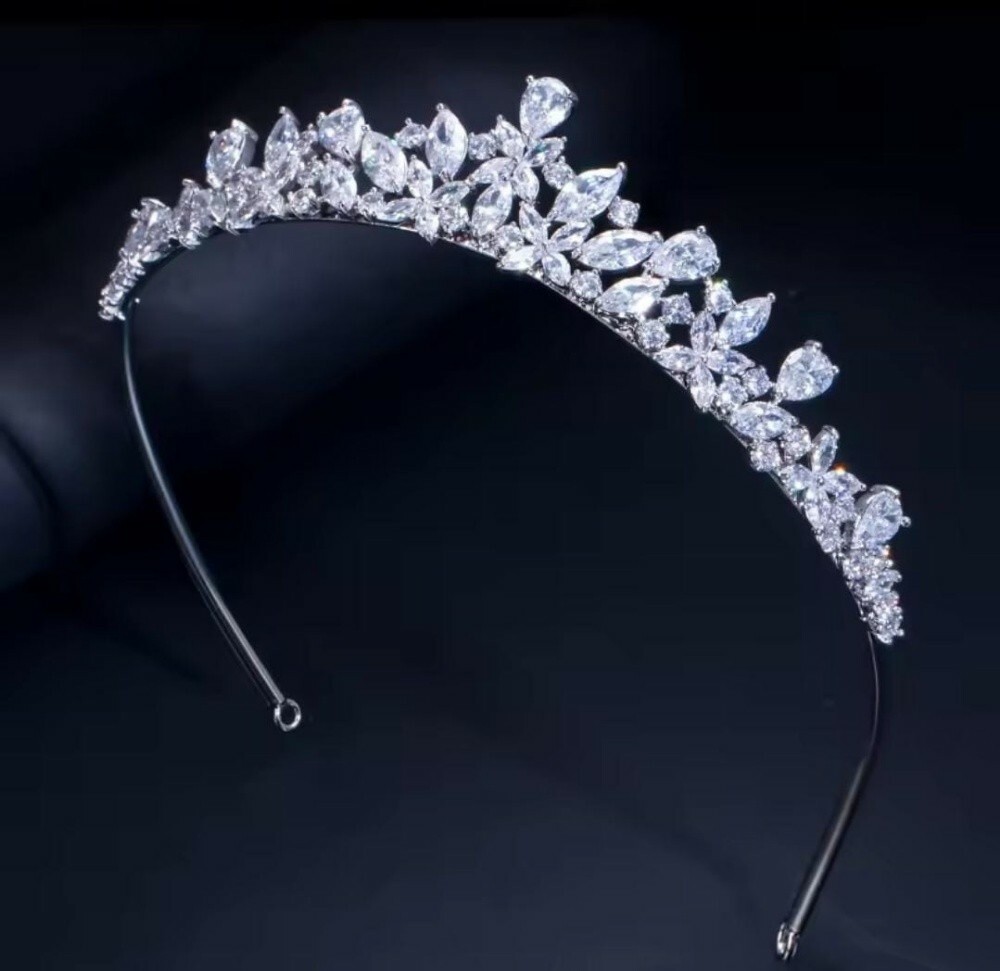 wedding Crown and necklace set - 8