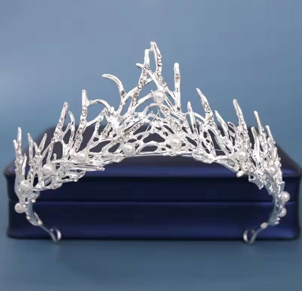 wedding Crown and necklace set - 4