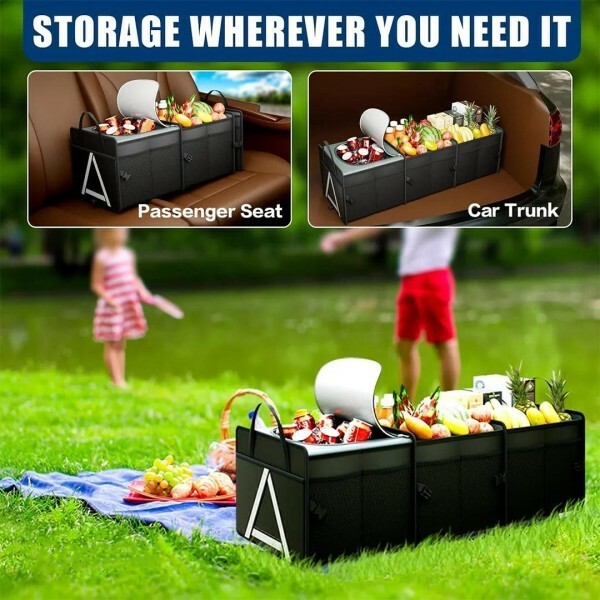 Car Trunk Organizer  80L Capacity - 4
