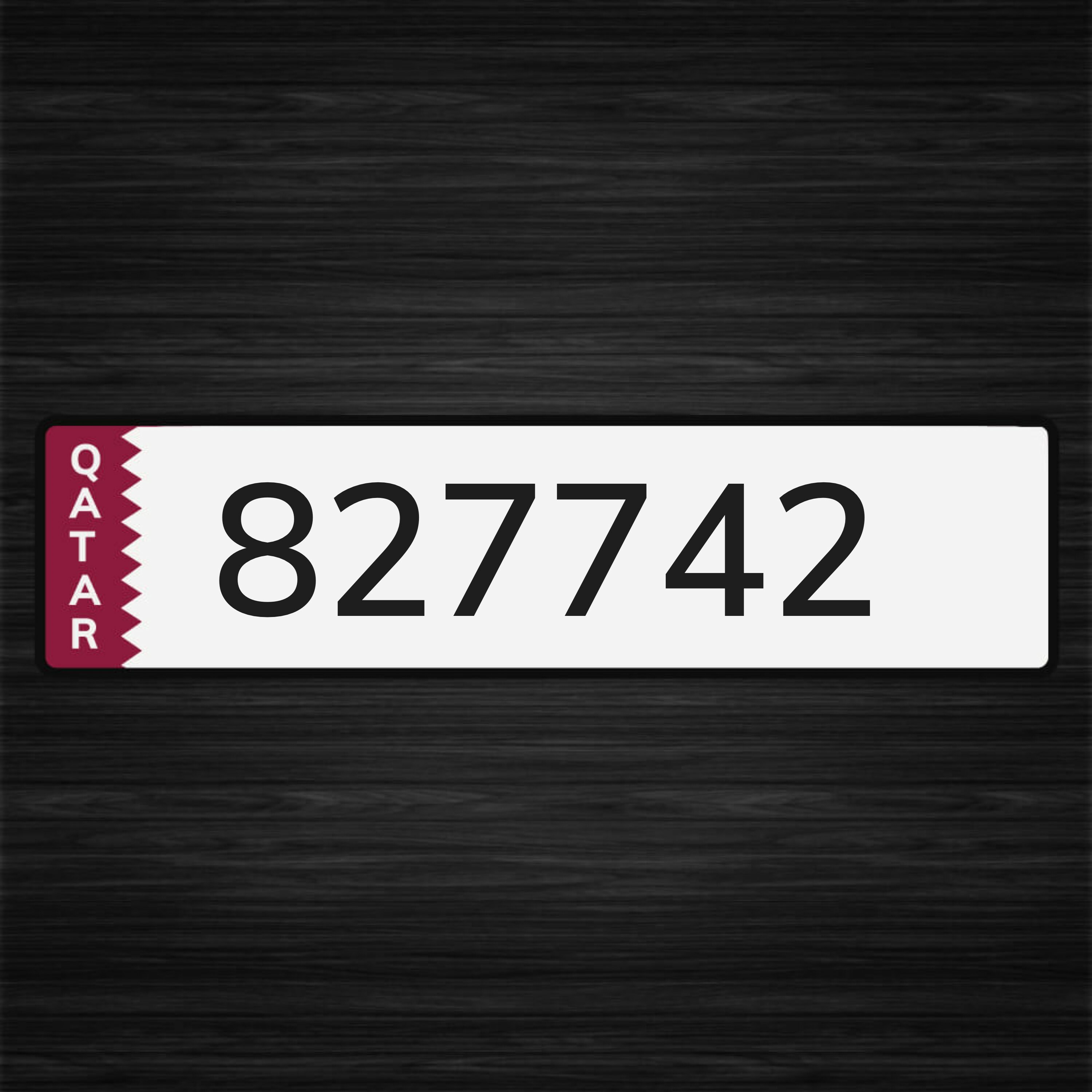 car plate - 1