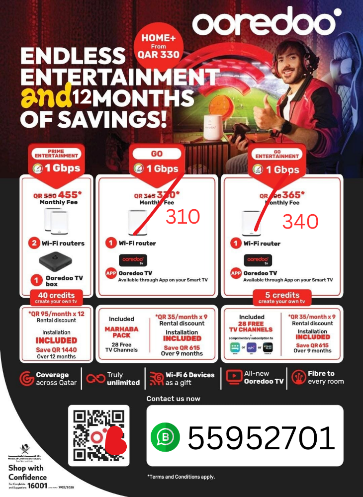 Ooredoo Home internet - 2