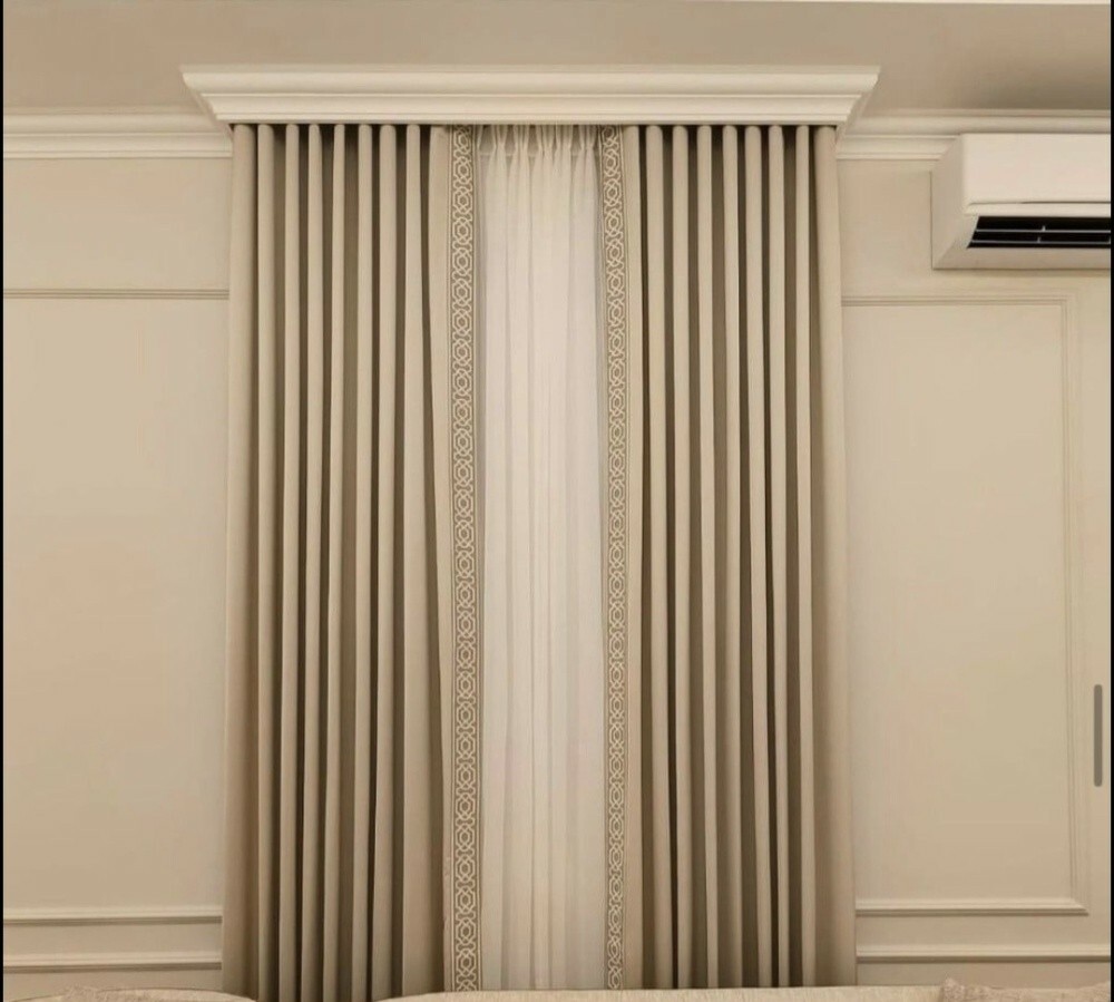 we making new window curtains - 2