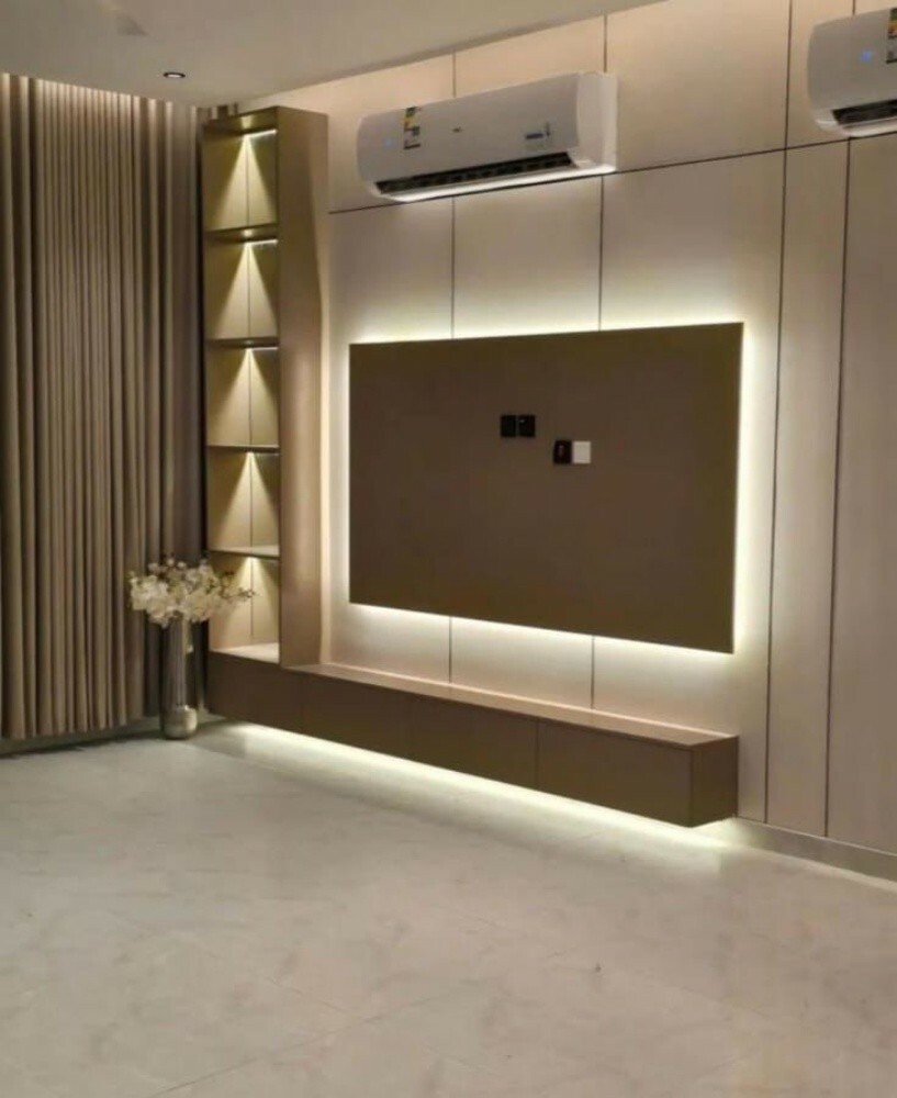 ديكورات تلفزيون بتصميم جديد. - 8