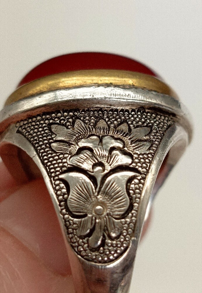 Luxurious silver ring - 6