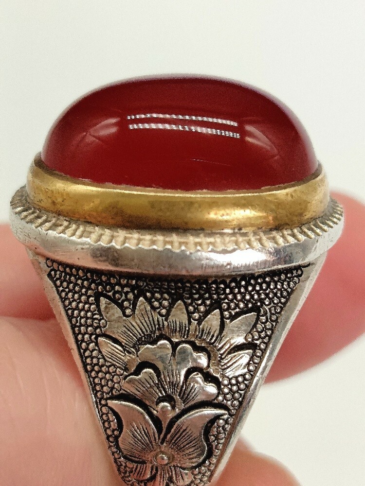 Luxurious silver ring - 4