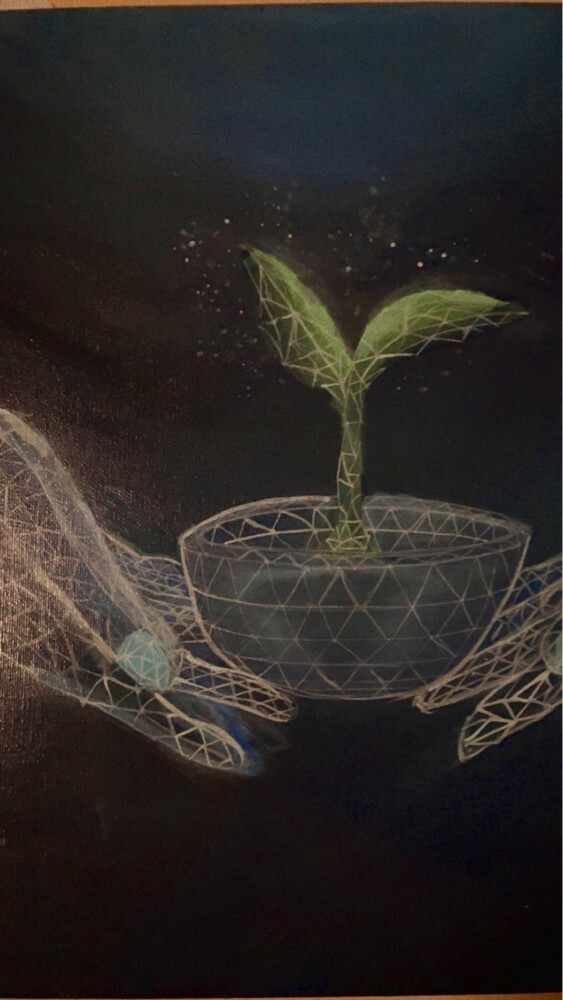 hand drawn painting  - 2