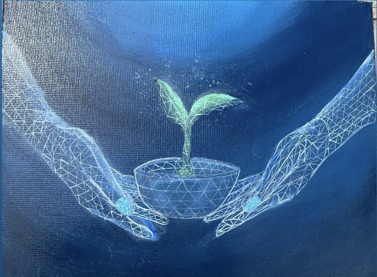 hand drawn painting  - 3