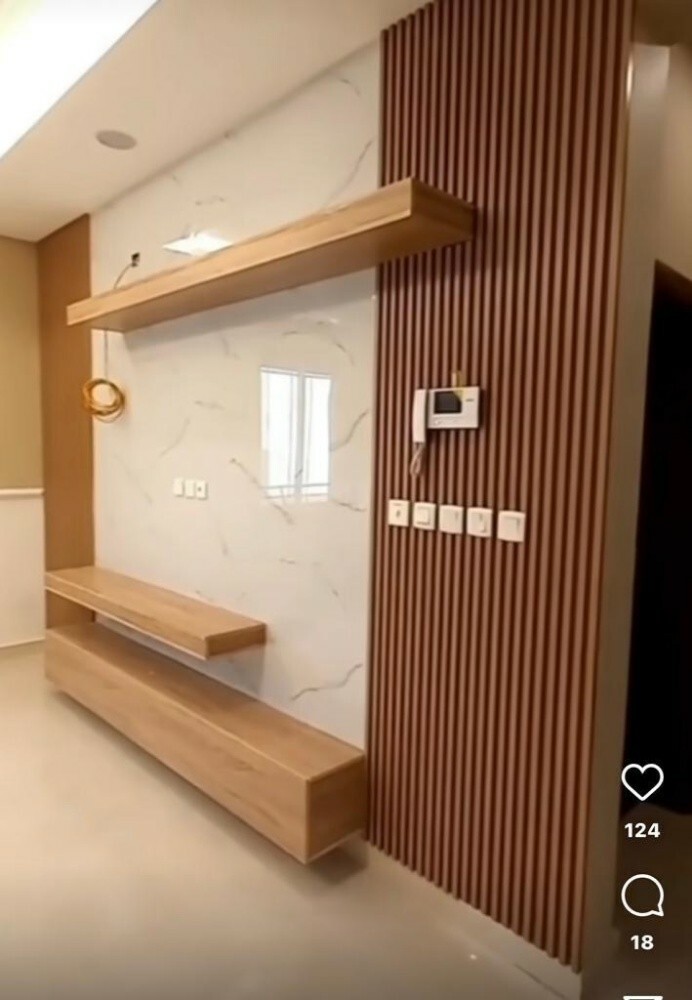 ديكورات تلفزيون بتصميم جديد. - 8