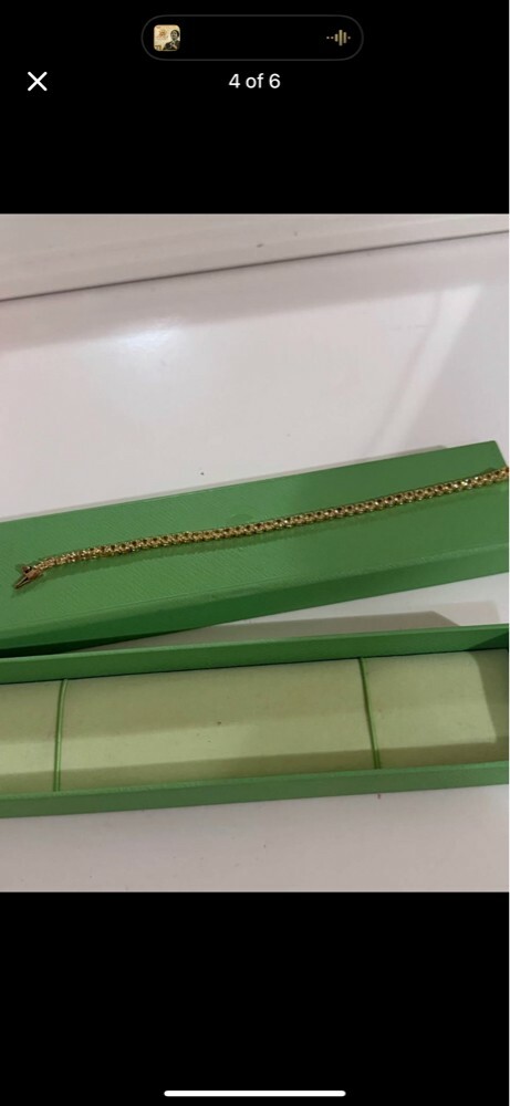 swarovski matrix tennis bracelet  - 5