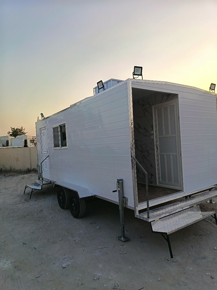 Caravan kitchen with toilet - 3
