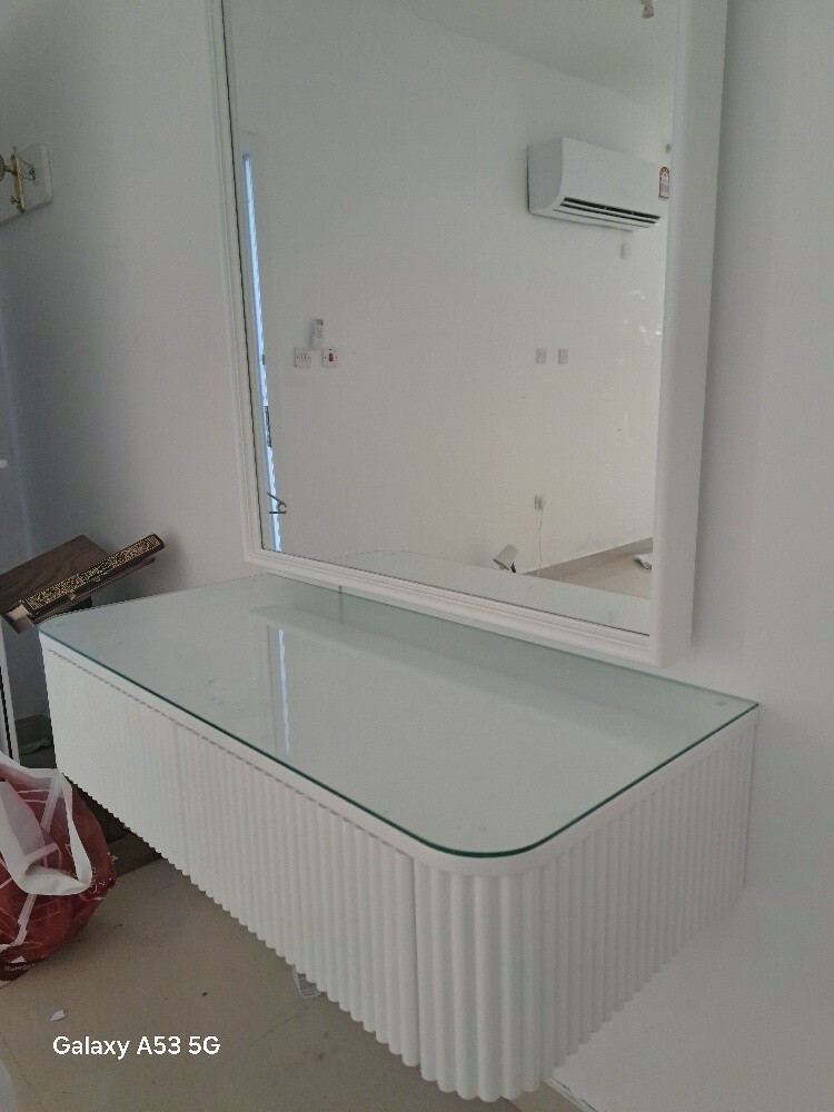Bedroom dresser with mirror and l - 1