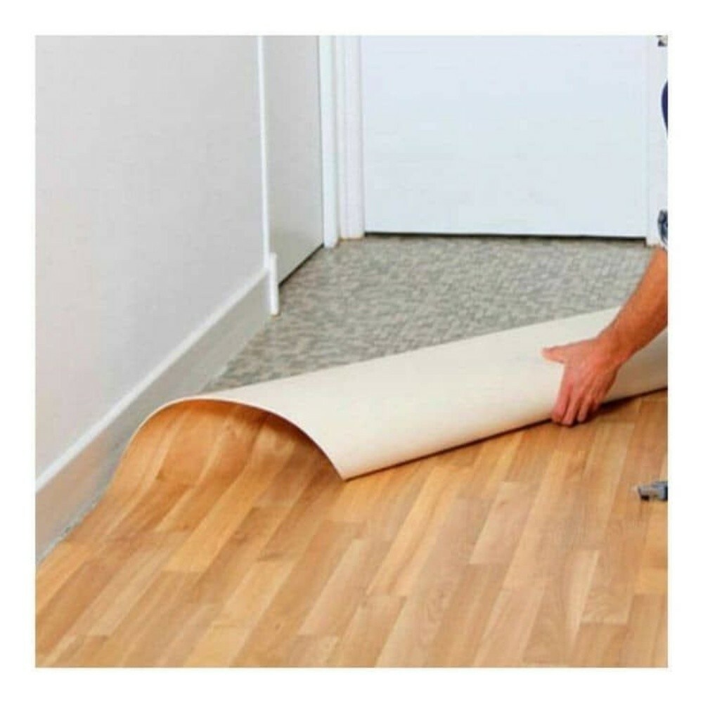 Plastic wallpaper and flooring. - 10