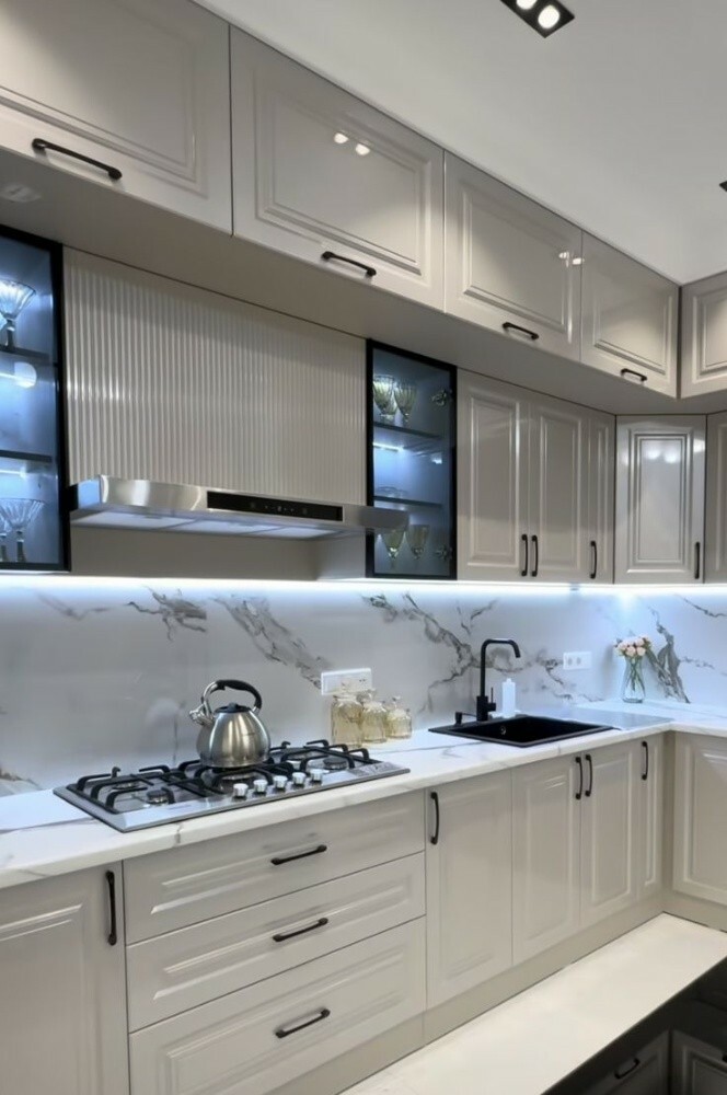 aluminium door. kitchen cabinet - 2