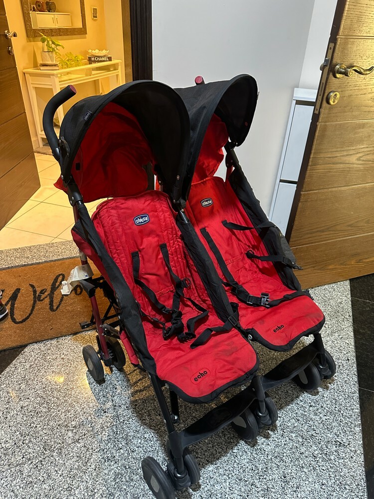 chicco twins stroller - 1