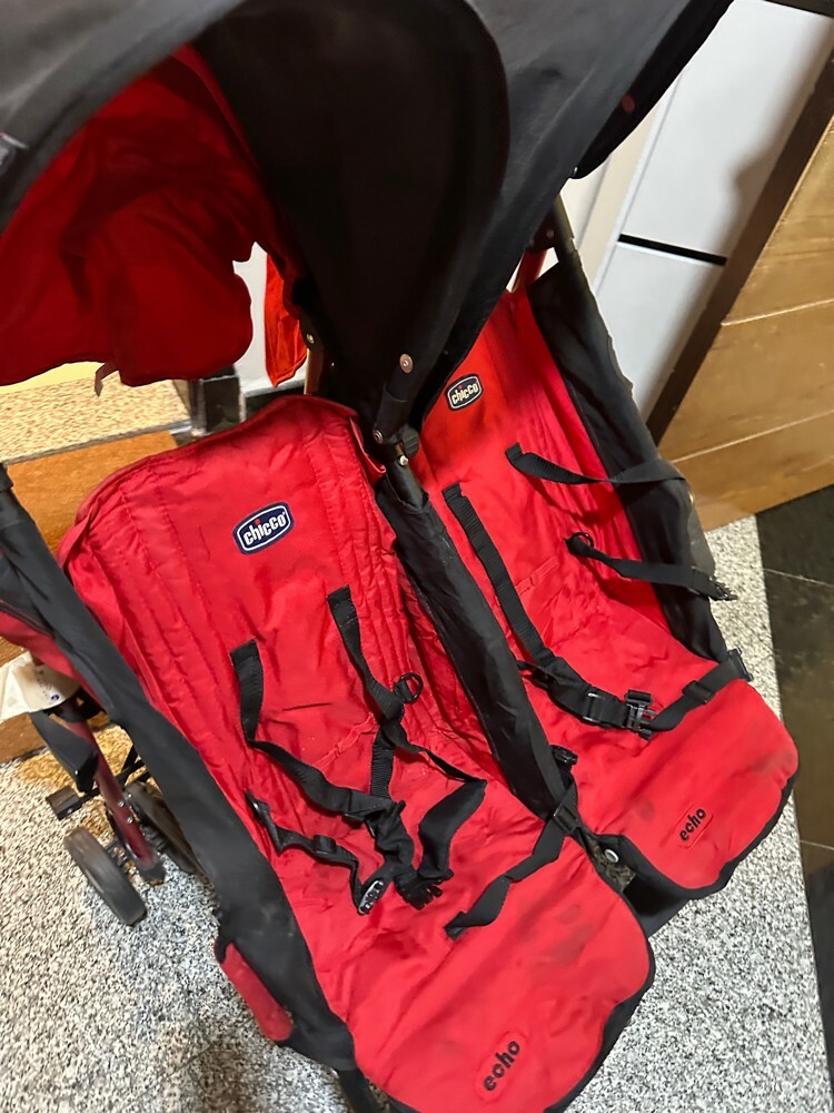 chicco twins stroller - 3