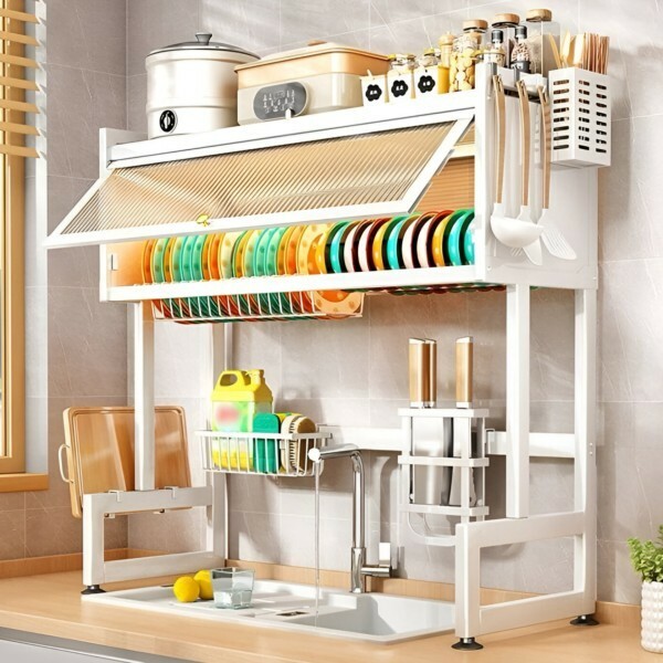 Kitchen Sink Rack With Door - 2