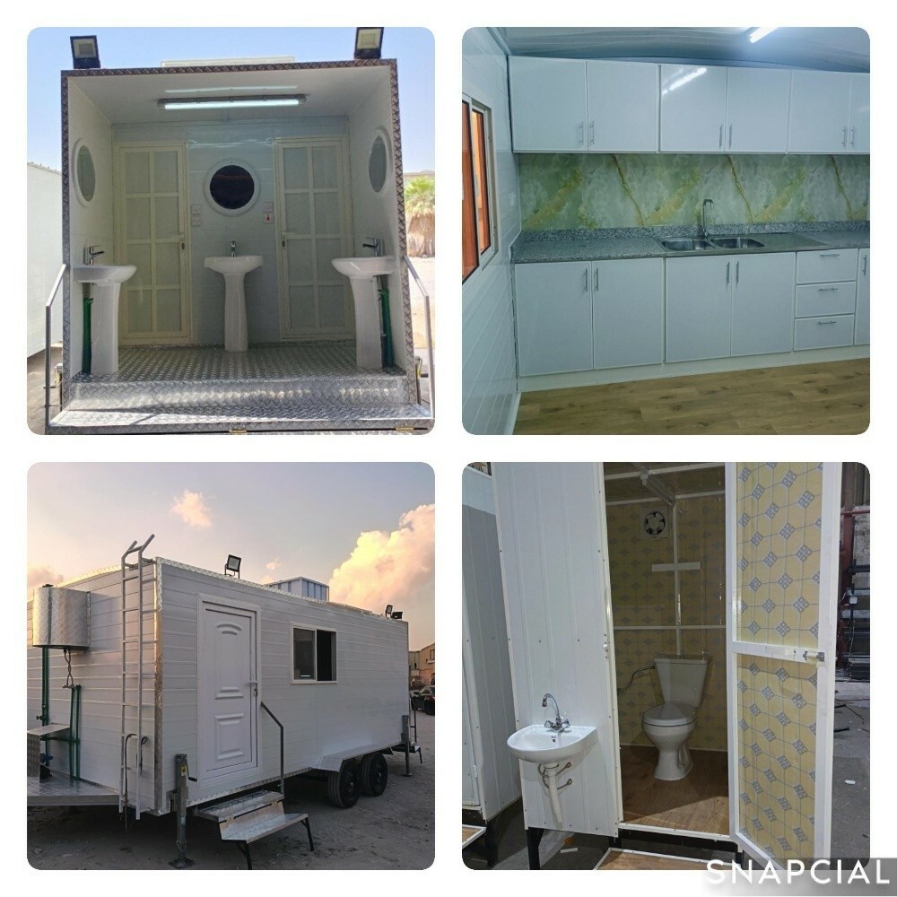 Caravan kitchen & toilet - 1