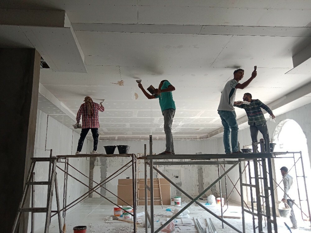 gypsum decor painting work - 2